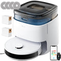 Robot aspirateur avec une contenance annoncee de 3,5 l