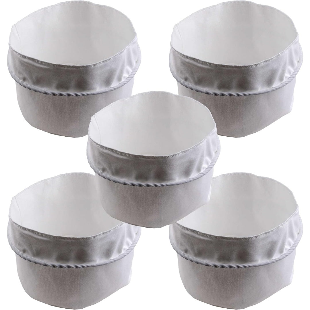 Lot de 5 filtres de remplacement offrant retention de la poussiere