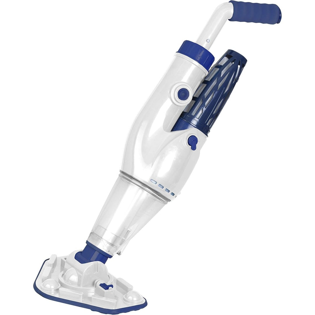 Nettoyeur de piscine avec un tube telescopique