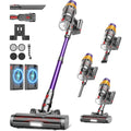 Balai aspirant avec une brosse anti emmelement, coloris gris