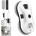 Ce robot pour surfaces vitrees combine un mouvement rotatif et le nettoyage des surfaces vitrees
