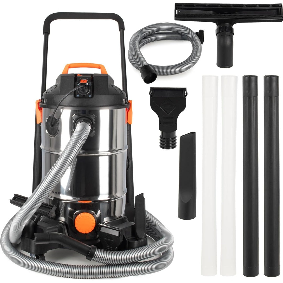 Nettoyeur de piscine avec une puissance annoncee de 600 W, coloris gris et noir
